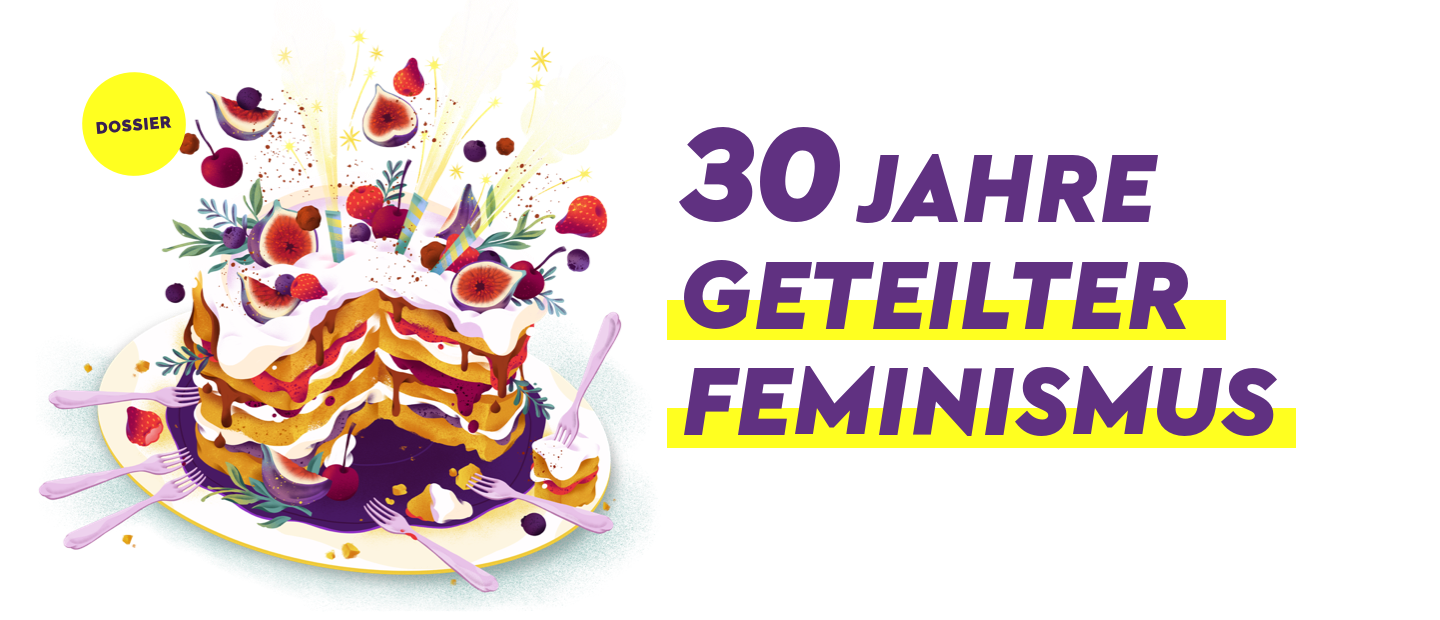 Eine große Geburtstagstorte: 30 Jahre geteilter Feminismus