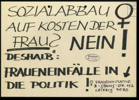 Aufruf der Fraueninitiative Leipzig_1989-1991