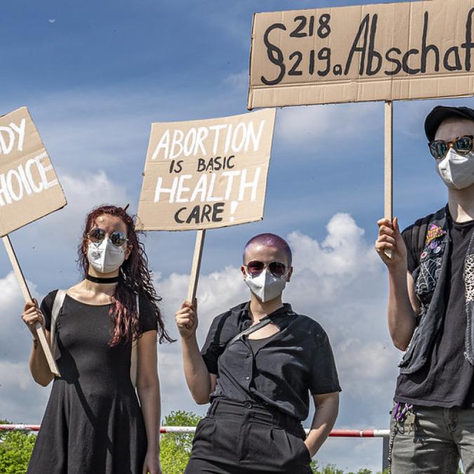 15.5.2021: Aktionstag des Bündnis für sexuelle Selbstbestimmung, Berlin