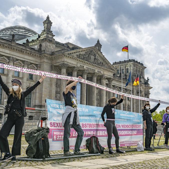 15.5.2021: Aktionstag des Bündnis für sexuelle Selbstbestimmung, Berlin