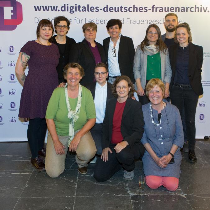 Team der Geschäftsstelle des Digitalen Deutschen Frauenarchivs