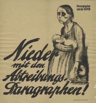 Plakat der Kommunistischen Partei Deutschlands (KPD) Käthe Kollwitz (1867-1945)