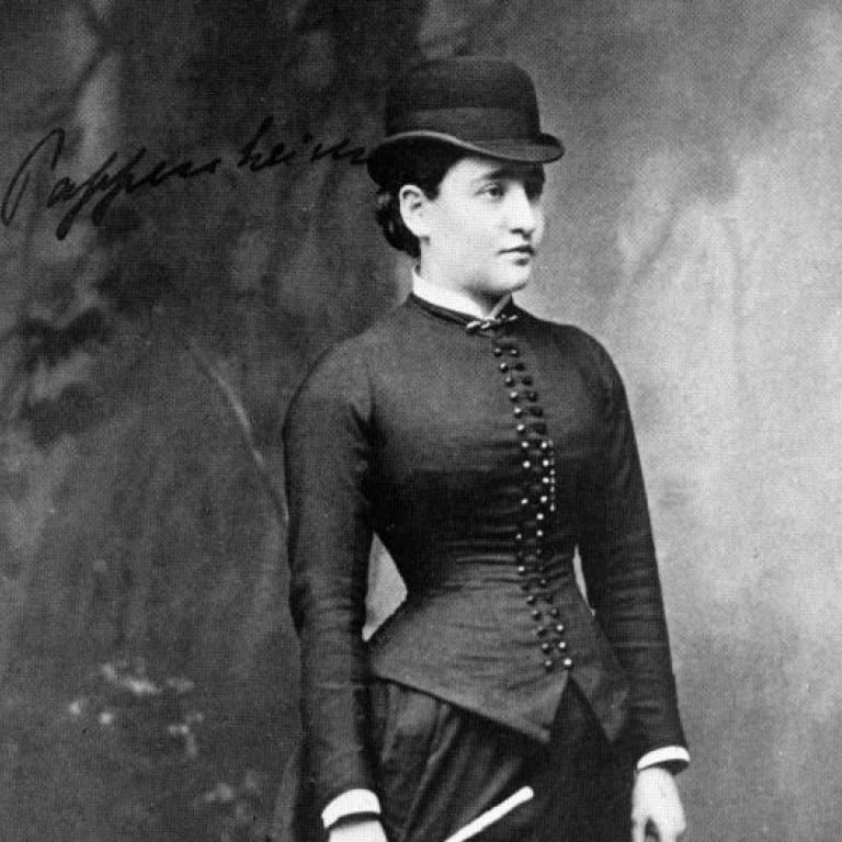 Bertha Pappenheim während ihres Aufenthalts im Sanatorium Bellevue 1882