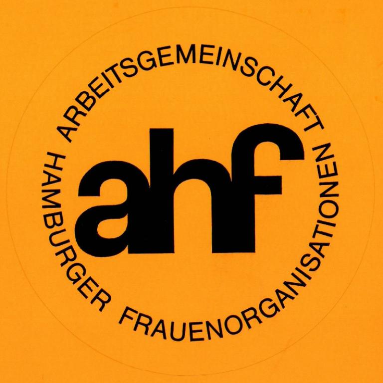 Aufkleber Arbeitsgemeinschaft Hamburger Frauenorganisationen