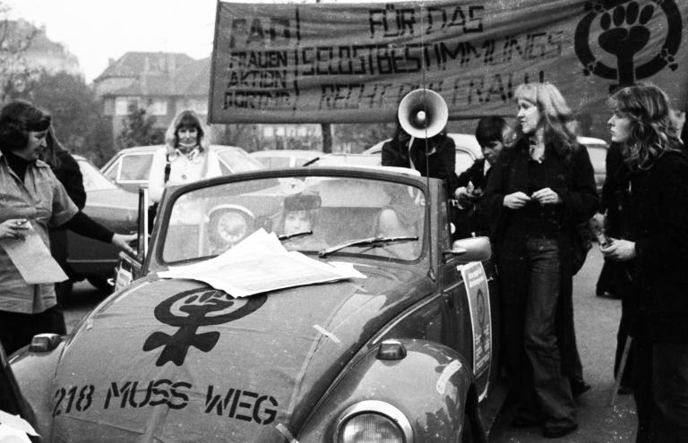Aktion 218 Dortmund, Autokorso am 22. Oktober 1975