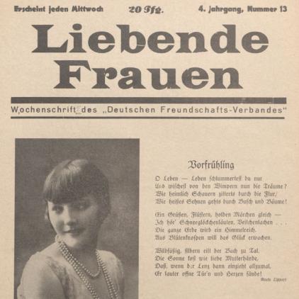 Liebende Frauen Nr. 13, 1928