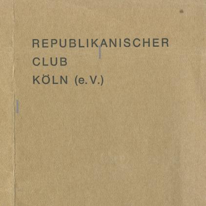 Republikanischer Club Köln e.V.